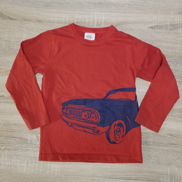 2010 vguc Mini Boden boy 5-6 years long sleeve car tee - Picture 7 of 7